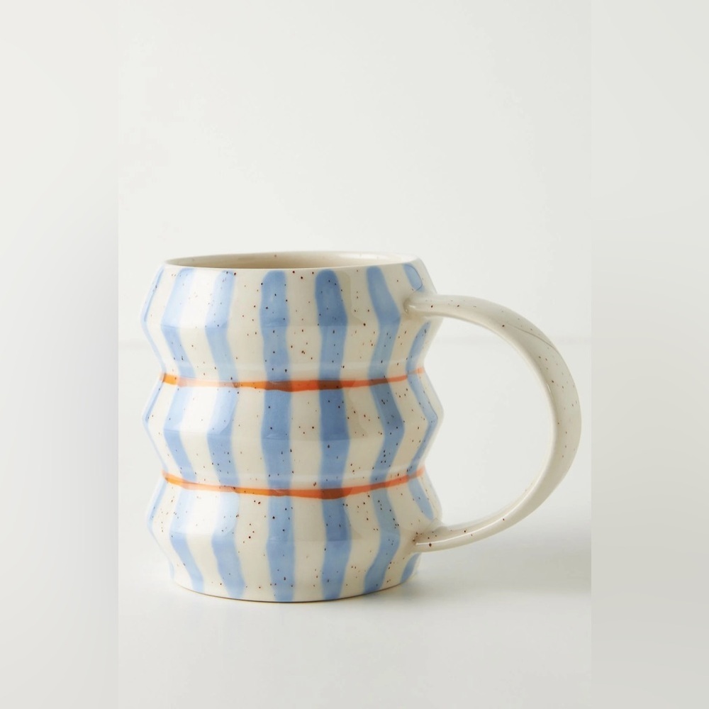 ANTHROPOLOGIE Josephine Mug Blue